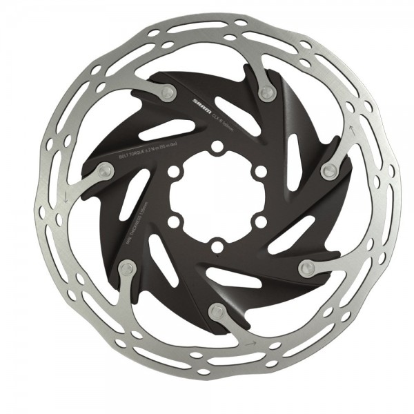 Disque de frein Sram Rotor Centerline X Road Ø 140, 6-a., acier, 2 pièces, rond