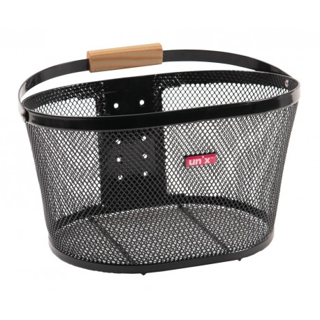 Panier avant Un`x Bernardo 38x27x22cm, noir, maille étroite