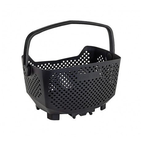 Panier système Racktime Baskit Edge 20 L 43x24x29cm, noir, avec adaptateur Snapit