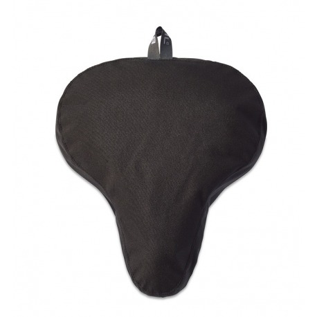 Housse de selle noire solide Basil Go, 28x23x1cm