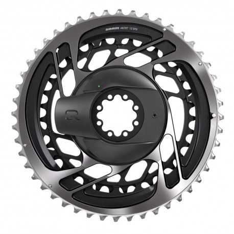 Kit capteur de puissance Sram Red AXS D1 DM, plateau+dérailleur, alu, gris, 52/39d., 12-sv.