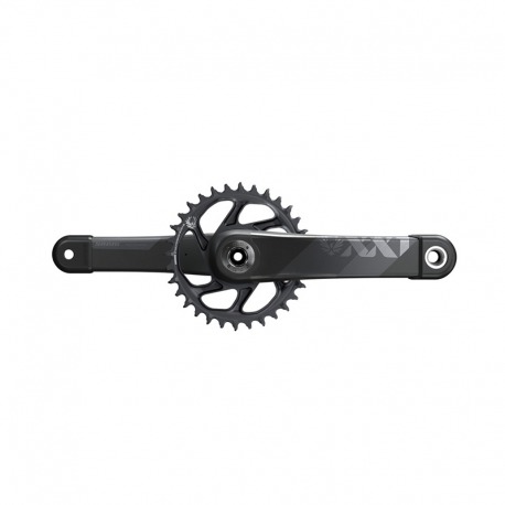 Manivelles Sram XX1 Eagle DUB 175mm X-Sync 2 sans axe-DUB,alu,11/12sp.,gris,32d.,DM