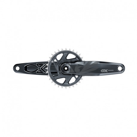 Manivelles Sram GX Eagle DUB 175 DM X-Sync 2 sans axe-DUB,11/12v.,ln/sw,32d.,alu