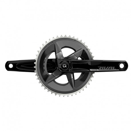 Capteur de puissance Sram Rival D1 Quarq Road DUB 172.5mm,48-35d,Yaw,12v,107BCD,45.0mm,alu
