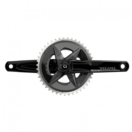 Powerm.Sram Rival D1 Quarq Road DUB Large 175mm,43-30t,Yaw,12f,94BCD,47.5,alum.,DM