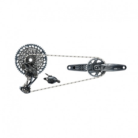 Jeu de dérailleur Sram GX Eagle DUB 175 12v, DM, groupe 32d. X-Sync, chaîne 126e., XG-1275