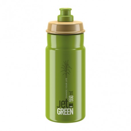 Bouteille Elite Jet Green 550ml, vert/olive