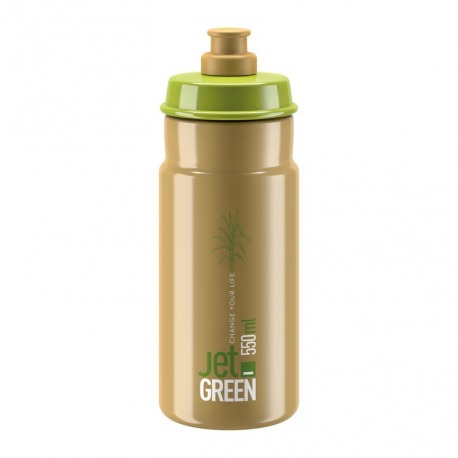 Bouteille Elite Jet Green 550ml, vert/marron
