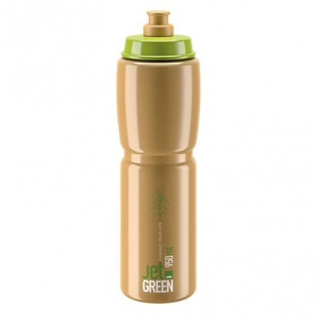 Bouteille Elite Jet Green 950ml, vert/marron