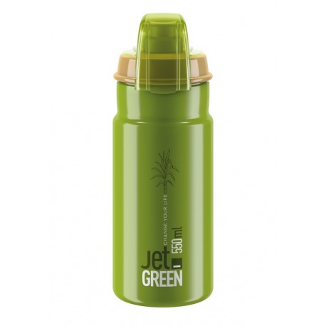 Bouteille Elite Jet Green Plus 550ml, vert/olive