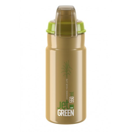 Bouteille Elite Jet Green Plus 550ml, vert/marron