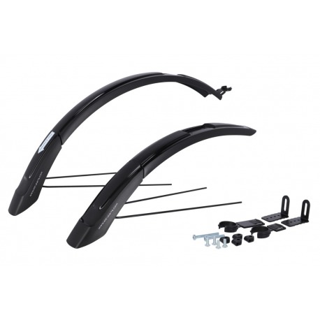 XLC Garde-boue Trekking/Cross MG-C40 set 26-29", 55mm, noir, 598g