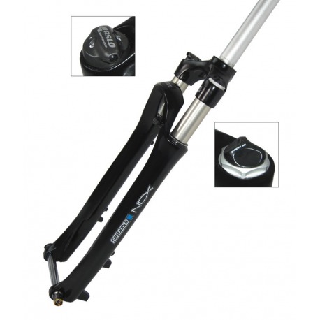 Fourche-SR SF17NCX-E-AIR-RL 15QLC32S 28" Noir 1.1/8" AHead SL300mm 63mm