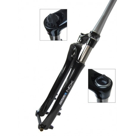 Fourche-SR SF17NCX-D-Air-LO 15QLC32S 28" Noir Conique AHead SL272mm 63mm