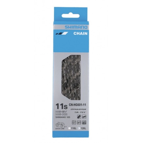 Chaîne Shimano CNHG601 Q 126 maillons 11v., avec maillon de fermeture