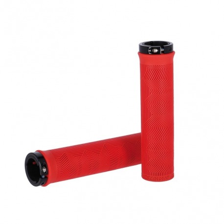 poignées de verrouillage Truvativ Descendant rouge, simple, verrouillage 133