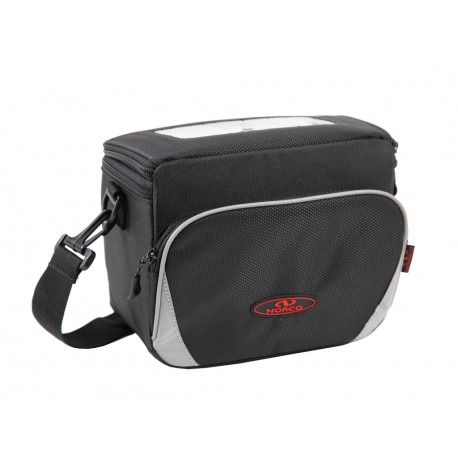 Sacoche de guidon Norco Dakota noire, 21x17x15cm, sans adaptateur de guidon