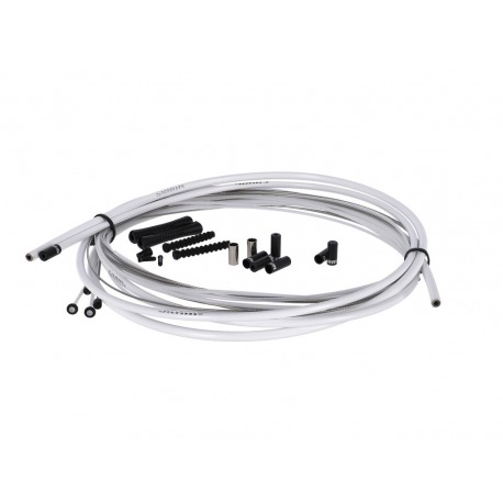 Jeu de câbles de dérailleur Sram SlickWire Pro blanc 4mm,Route/VTT