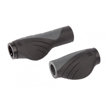 Poignées VTT-ATB Ergotec Aero 2 kraton 132/92mm la paire noir/gris
