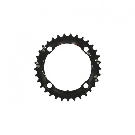Plateau VTT 44 dents V4 104mm BCD, 4mm, aluminium, noir