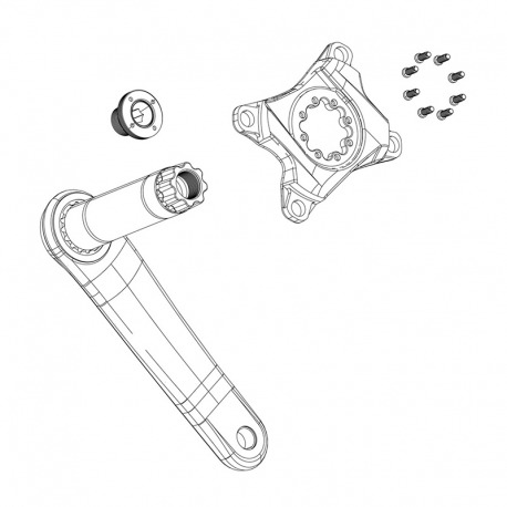 Protection de plateau Sram Force Wide 11.6318.005.000.43/30 d.