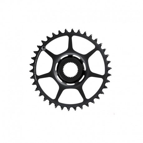 Plateau Sram X-Sync2 Eagle 11/12v. 38 d., noir, acier, DM, pour Bosch, non Boost