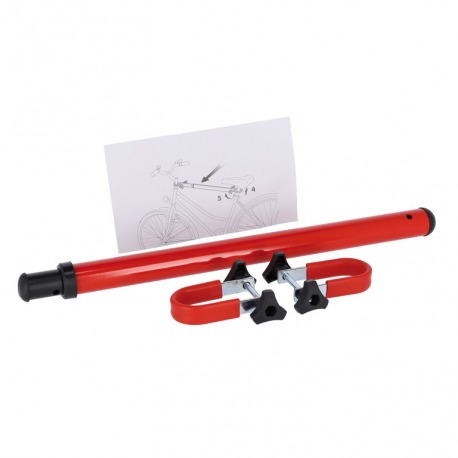 Adaptateur de cadre XLC pour porte-vélos spécial pour monotube/BMX