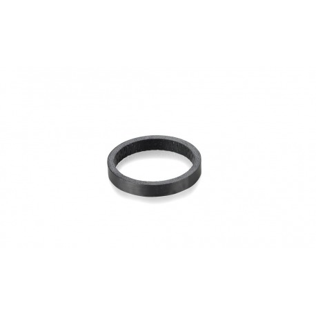 XLC A-Head Spacer noir 5mm, 1 1/8", carbone