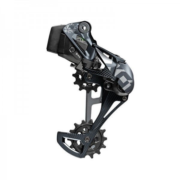 Dérailleur arrière Sram X01 Eagle AXS 12v, ne, sans batterie, acier/alum., max.52d