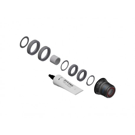 kit de post-équipement DT Swiss RW moyeu acier, 3 cliquets en Ratchet, Sram XD 18t
