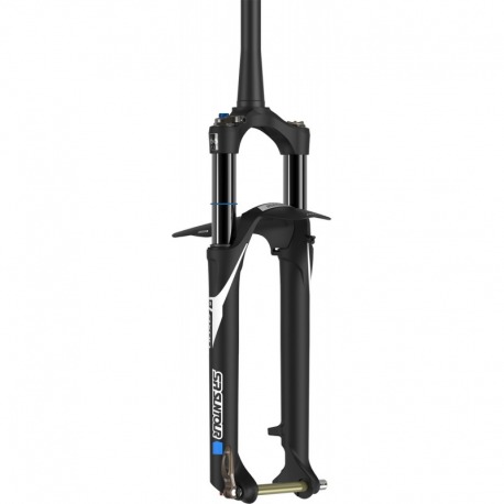 Fourche SR SF20AXON34Elite EQ BOOST RLRC 29" grise TEAM Taper AHead 15mm 120mm