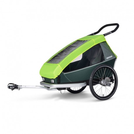 Housse de pluie pour remorque 1 place pour Croozer Kid1 à p.2016, jaune éclair