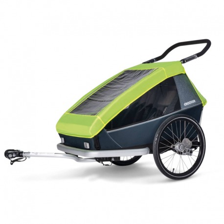 Taud de pluie pour remorque 2 places pour Croozer Kid2 à p.2016, jaune éclair