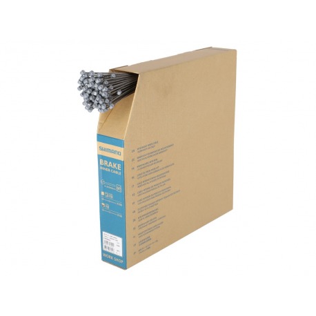 Câble de frein Shimano avec mamelon transversal. Ø 1,6 mm 2050 mm 1 carton de 100 unités.