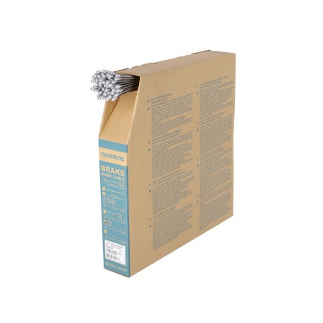 Câble de frein Shimano Niro avec embout poire Ø 1.6mm 2050mm 1 carton de 100 unités.