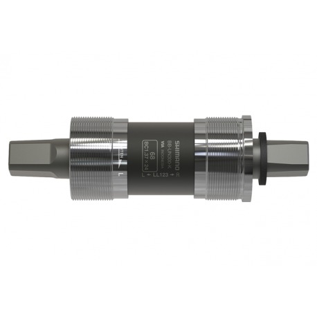Boîtier de pédalier Shimano carré 68/122,5 mm BBUN300-K, pour carter de chaîne