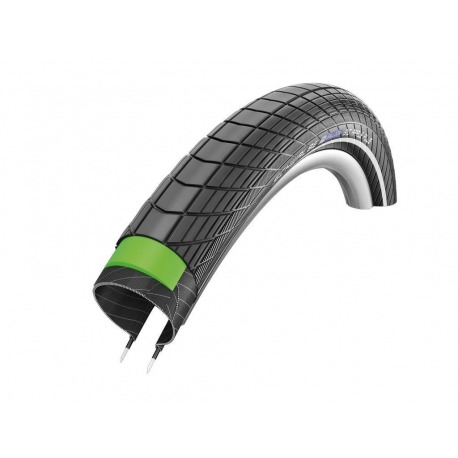 Pneu Jumelé Schwalbe Big Apple Plus HS 430 26x2.15" 55-559 Noir Reflex GG