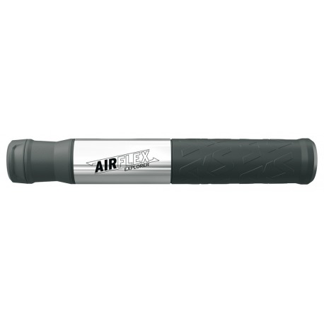 Mini pompe SKS Airflex Explorer argent 205mm, noir, raccord valve SV/AV