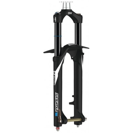 Fourche SR SF21 AURON35 EQ BOOST RC2 PCS 27.5" grise TEAM Taper SL272 15mm 160mm