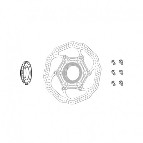 Vis sans tête Sram p. disque de frein 12 u. titane T25, argent, 00.5318.027.001