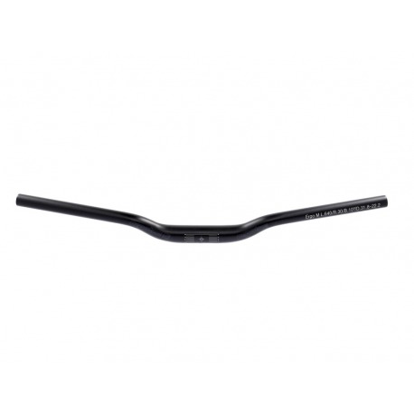 Guidon Ergotec H-Bar M alu., Ø 31.8mm, 640mm, noir/mat, 10°