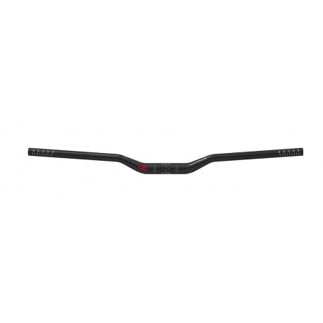 Guidon Ergotec RISER BAR 30 31.8 alu., ne/matt, Ø31.8mm, 780mm, 12°/+4°