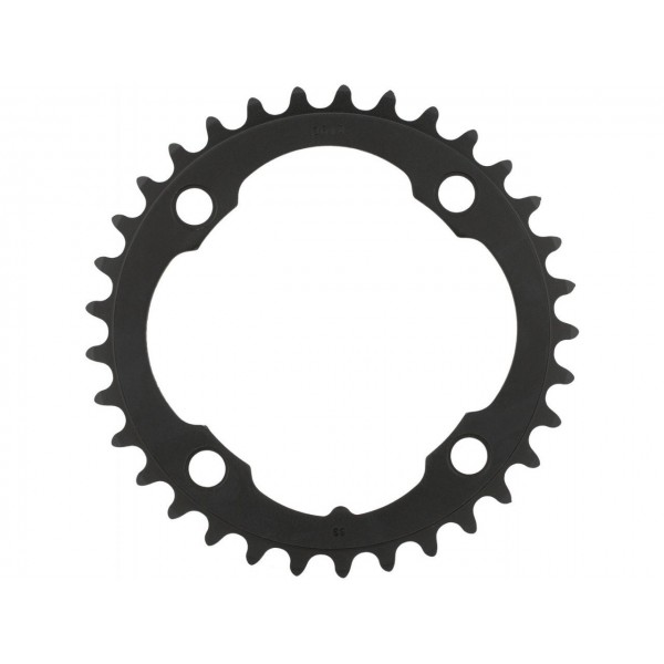 Plateau Singlespeed 38t 104mm BCD, 3mm, aluminium, noir Plateau Singlespeed 38t 104mm BCD, 3mm, aluminium, noir