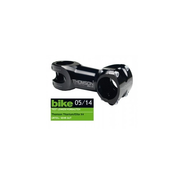 Potence Thomson Elite X4 A-Head noir 1-1/8" x 0° x 60mm x 31.8mm p. guidon
