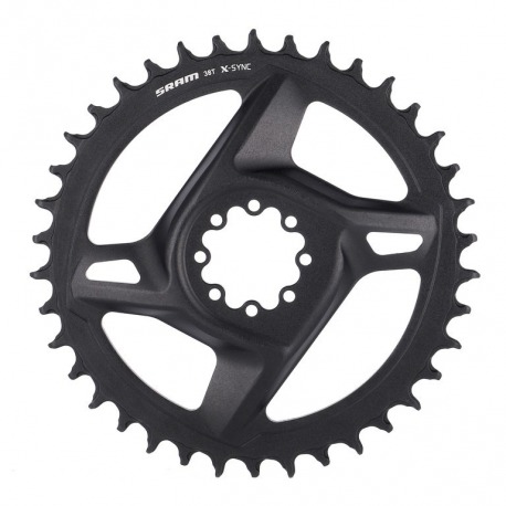 Sram Road Rival X-Sync Plateau 00.6218.027.000, noir, 38 dents, aluminium, DM, 12 vitesses