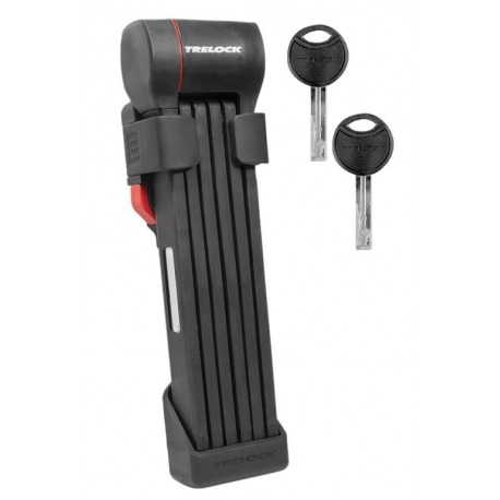 Antivol pliant Trelock Cops TWIN FS 480/100, noir, support ZF480 X-Press incl.