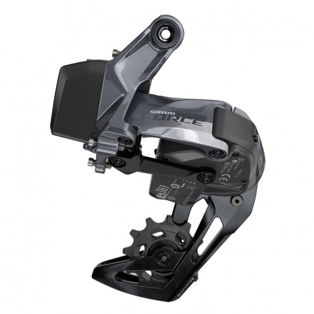 Dérailleur arrière SRAM ForceXPLR eTap AXS D1 cage moyenne,max.44t.gris,acier/alun.12v.
