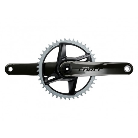 Pédalier CS SRAM Force1xD1 Wide DUB GLS 172.5mm sans DUB,brillant,alum.,40t.,12s,DM,47.5mm