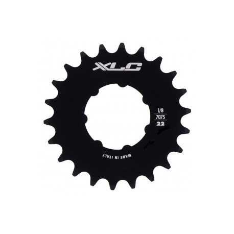 Pignon XLC Single Speed 1/8", 21 dents noir