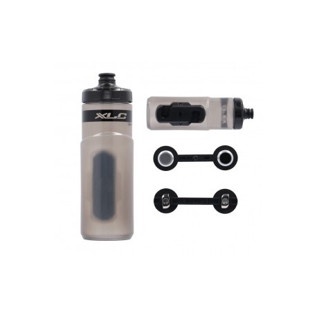 Set de flacons XLC MRS MY '21 MR-S12 600 ml, transparent, avec adaptateur Fidlock